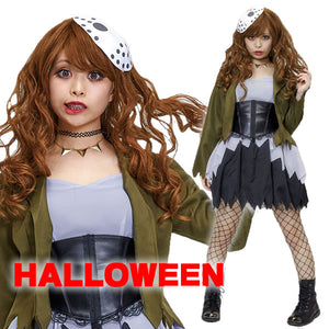 Kaneko黑色星期五傑森 萬聖節服裝 Halloween Party衫 Cosplay (女裝)