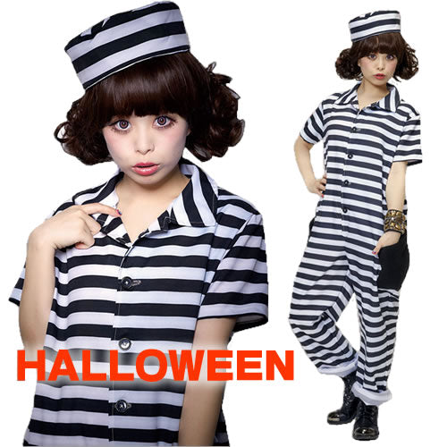Kaneko囚人服萬聖節服裝 Halloween Party衫