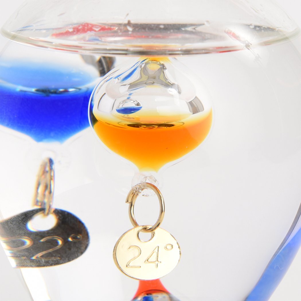 茶谷産業 浮法玻璃伽利略溫度計燈泡