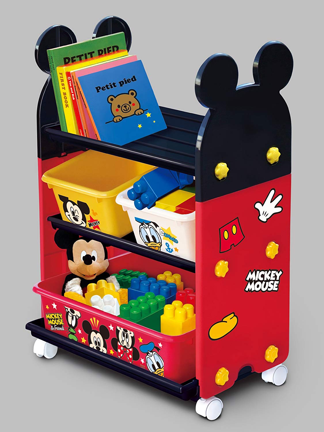 Disney 日本製 移動式收納架 (Mickey Mouse/Minnie 2款揀)