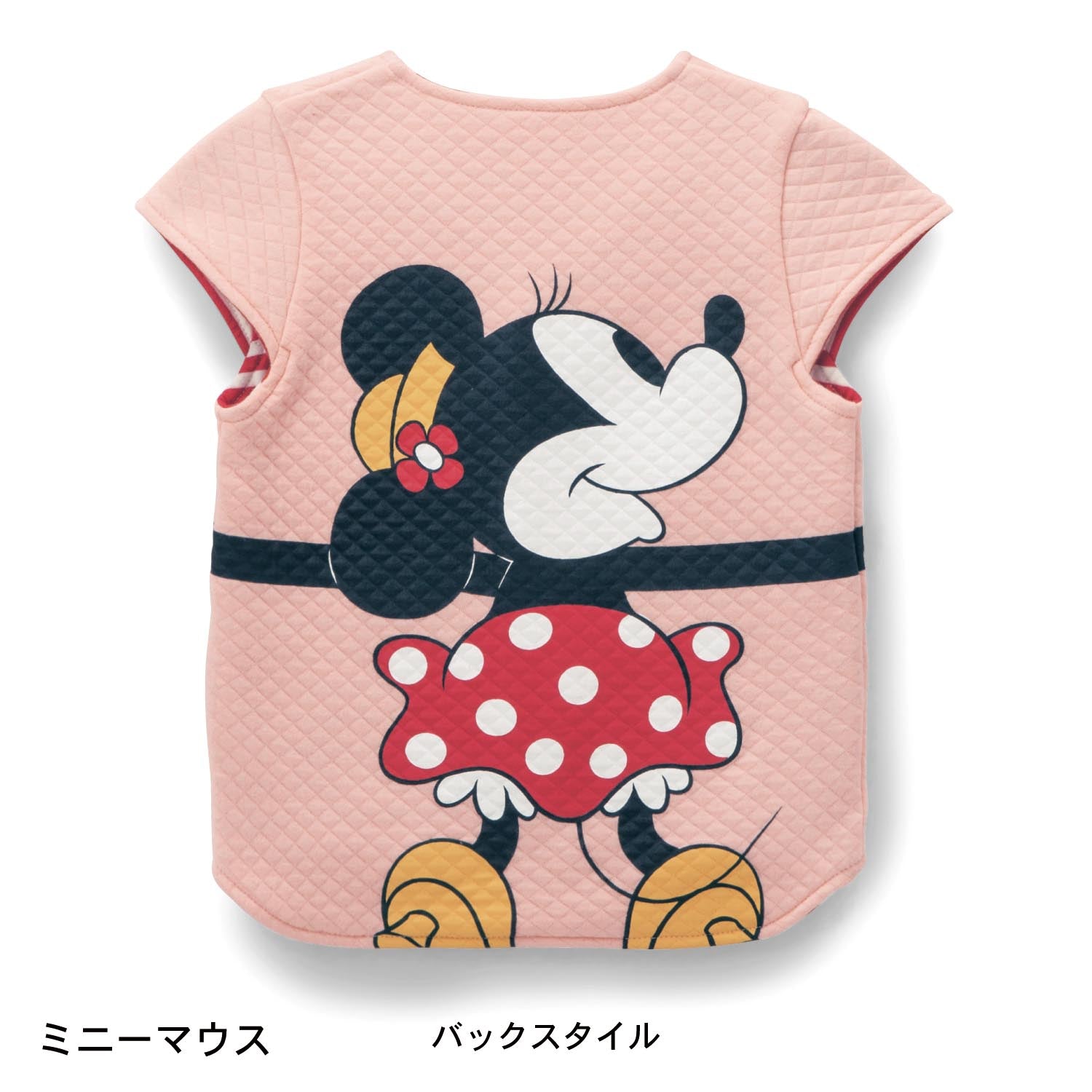 迪士尼卡通人物擁抱可愛針織棉背心 日本兒童服飾