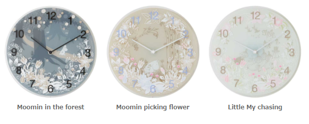 Moomin Time Pieces 日本製 姆明玻璃掛牆鐘