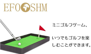 EFOSHM - 迷你高爾夫球造型三色原子筆套裝