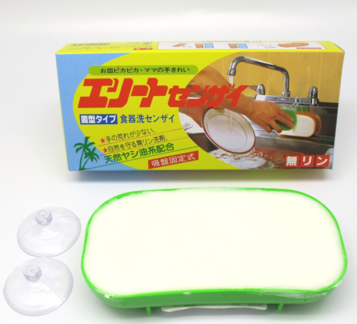 日本製 椰子油無磷洗碗皂 580g 2件組