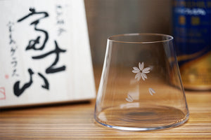 田島硝子 富士山寶永玻璃杯
