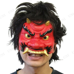 RUBIE'S JAPAN 半面日式鬼神 萬聖節Halloween面具系列