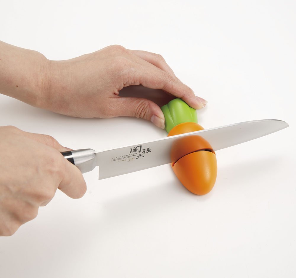 貝印 可愛胡蘿蔔磨刀器